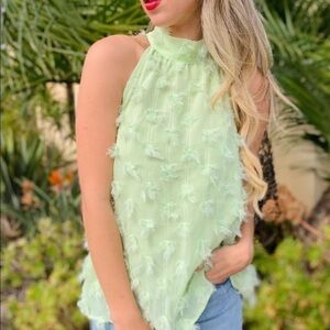 Lime Green! Lime Green Sleeveless Top